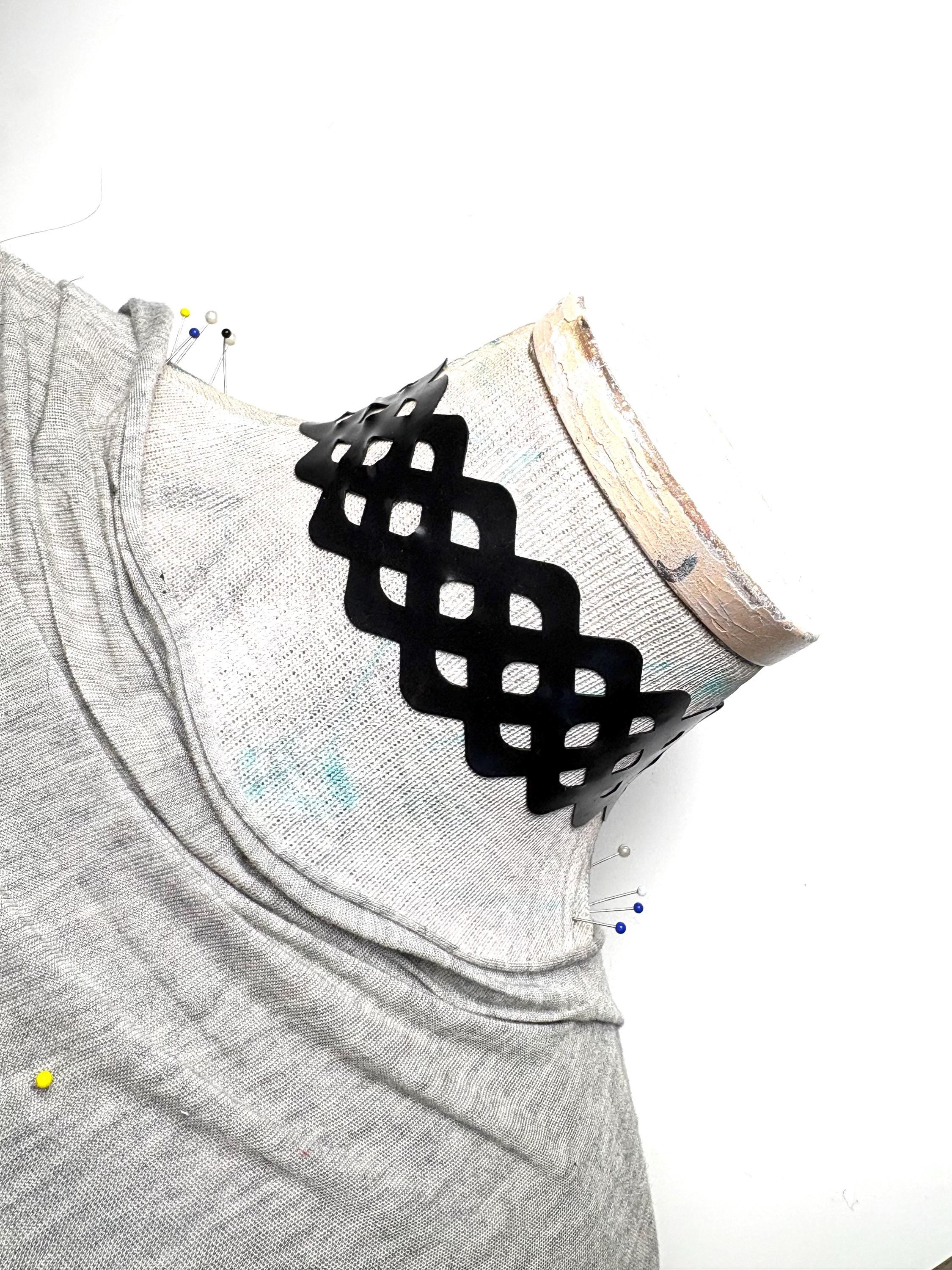 Black Latex Lace Trim 2” Choker