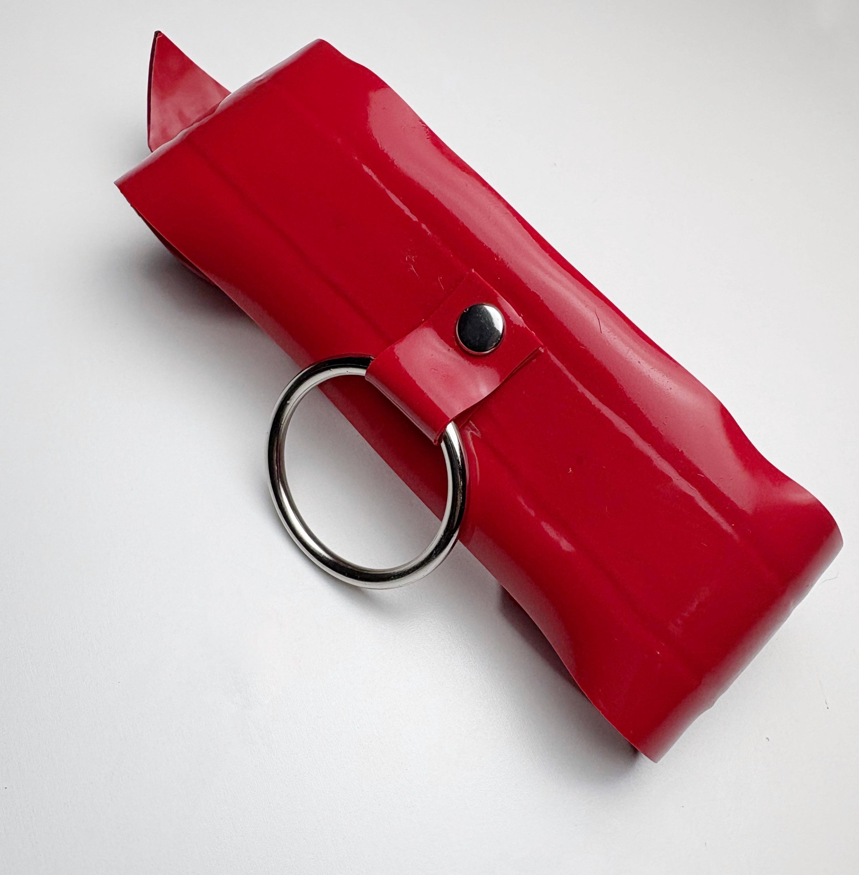 Red Latex 2” Choker with Large O Ring